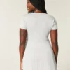 Kurzärmeliges Henley-Babydoll-Oberteil Kurzärmeliges Henley-Babydoll-Oberteil