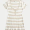 Kurzärmeliges Henley-Babydoll-Oberteil Kurzärmeliges Henley-Babydoll-Oberteil