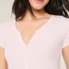 Kurzärmeliges Henley-Shirt Kurzärmeliges Henley-Shirt