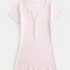 Kurzärmeliges Henley-Shirt Kurzärmeliges Henley-Shirt