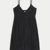 Lang geschnittenes Tanktop mit Spitzenverzierung