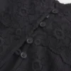 Lang geschnittenes Tanktop mit Spitzenverzierung