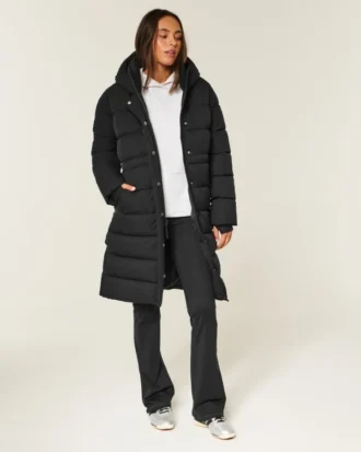 Langer Pufferparka