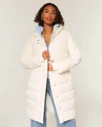 Langer Pufferparka