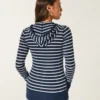 Langärmeliges Henley-Shirt mit Kapuze