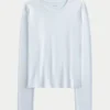 Langärmliges Baby-T-Shirt aus nahtlosem Stoff Langärmliges Baby-T-Shirt aus nahtlosem Stoff