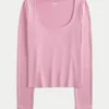 Langärmliges Baby-T-Shirt aus nahtlosem Stoff mit Rundhalsausschnitt Langärmliges Baby-T-Shirt aus nahtlosem Stoff mit Rundhalsausschnitt