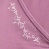 Langärmliges Babydoll-Oberteil mit gerafftem Brustbereich