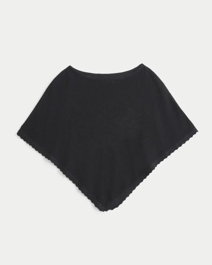 Leichter Blumenponcho Leichter Blumenponcho