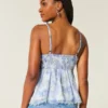 Leichtes Babydoll-Oberteil aus Chiffon Leichtes Babydoll-Oberteil aus Chiffon