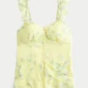 Leichtes Babydoll-Oberteil aus Chiffon