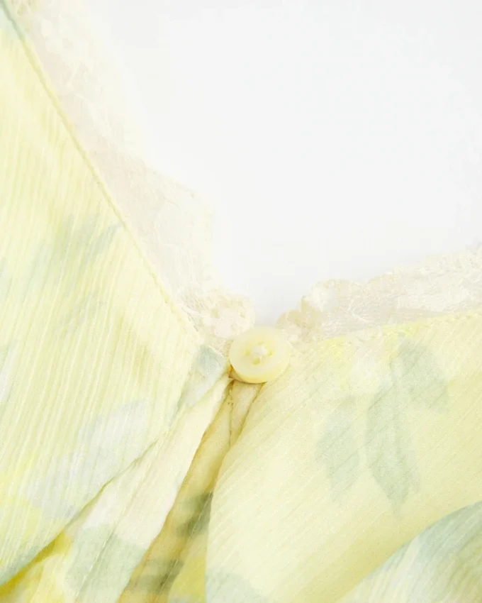Leichtes Babydoll-Oberteil aus Chiffon