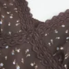 Leichtes Satin-Top mit Spitzenbesatz Leichtes Satin-Top mit Spitzenbesatz
