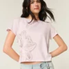 Leichtes T-Shirt mit Blumenmuster und Bindeband Leichtes T-Shirt mit Blumenmuster und Bindeband