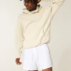 Linen-Blend-Seersucker-Shorts in mittlerer Länge Linen-Blend-Seersucker-Shorts in mittlerer Länge