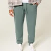 Locker geschnittene Jogginghose aus Rippfleece