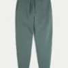 Locker geschnittene Jogginghose aus Rippfleece