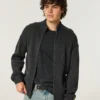 Locker sitzender Sweater mit Reißverschluss Locker sitzender Sweater mit Reißverschluss