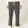 Lockere Pull-On-Hose aus Leinenmischung