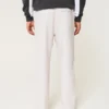 Lockere Pull-On-Hose aus Leinenmischung Lockere Pull-On-Hose aus Leinenmischung