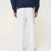 Lockere Pull-On-Hose aus Leinenmischung Lockere Pull-On-Hose aus Leinenmischung
