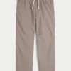 Lockere Pull-On-Hose aus Leinenmischung Lockere Pull-On-Hose aus Leinenmischung