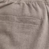 Lockere Pull-On-Hose aus Leinenmischung Lockere Pull-On-Hose aus Leinenmischung