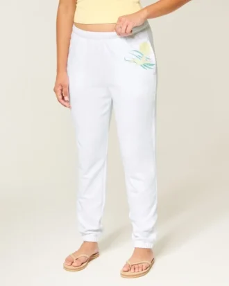 Logo-Grafik-Frottee-Jogginghose