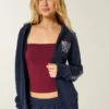 Logo-Grafik-Kapuzenjacke mit Reißverschluss Logo-Grafik-Kapuzenjacke mit Reißverschluss