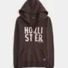 Logo-Grafik-Kapuzenjacke mit Reißverschluss Logo-Grafik-Kapuzenjacke mit Reißverschluss