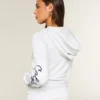 Logo-Grafik-Kapuzenjacke mit Reißverschluss Logo-Grafik-Kapuzenjacke mit Reißverschluss