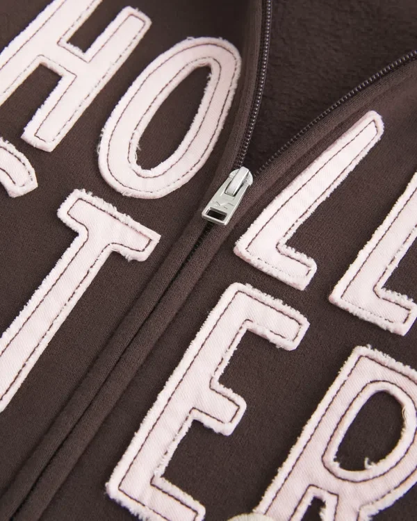 Logo-Grafik-Kapuzenjacke mit Reißverschluss Logo-Grafik-Kapuzenjacke mit Reißverschluss