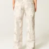 Low-Rise Camo Baggy Jeans