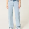 Low-Rise-Jeans in heller Waschung Low-Rise-Jeans in heller Waschung