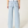 Low-Rise-Jeans in heller Waschung Low-Rise-Jeans in heller Waschung