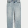 Low-Rise-Jeans in mittlerer Waschung