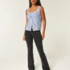 Low-Rise Washed Black Bootcut Jeans Low-Rise Washed Black Bootcut Jeans