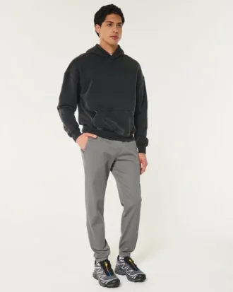 Lässige Jogginghose aus Twill