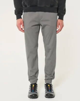 Lässige Jogginghose aus Twill