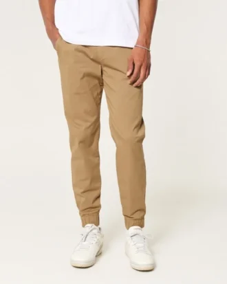 Lässige Jogginghose aus Twill