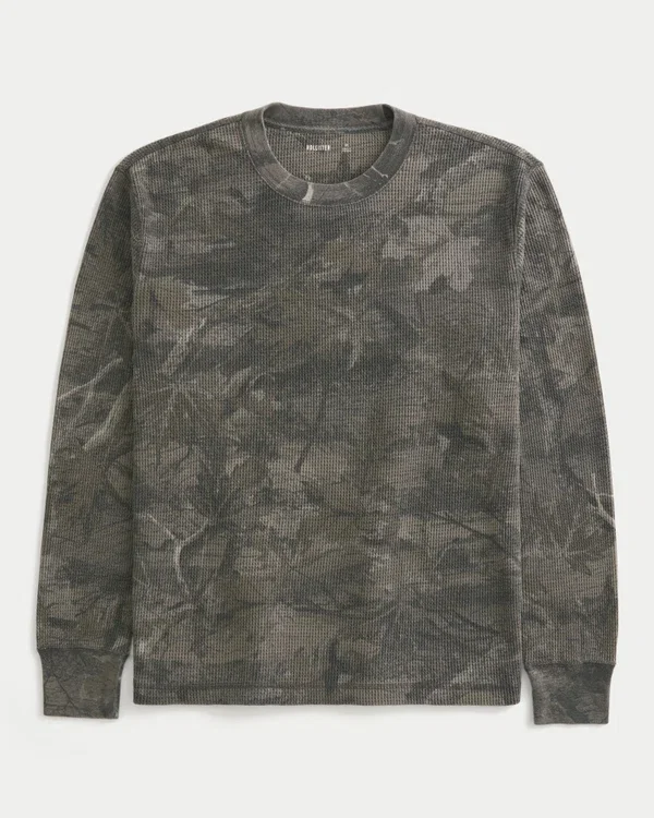 Lässiges, langärmeliges Camo-Shirt mit Thermofunktion Lässiges, langärmeliges Camo-Shirt mit Thermofunktion