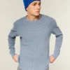 Lässiges langärmeliges Thermoshirt mit Rundhalsausschnitt Lässiges langärmeliges Thermoshirt mit Rundhalsausschnitt