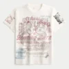 Lässiges T-Shirt mit gemischtem Grafikprint Lässiges T-Shirt mit gemischtem Grafikprint