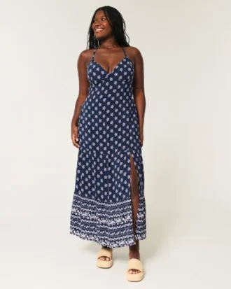 Maxikleid mit offenem Rücken