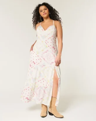 Maxikleid mit offenem Rücken