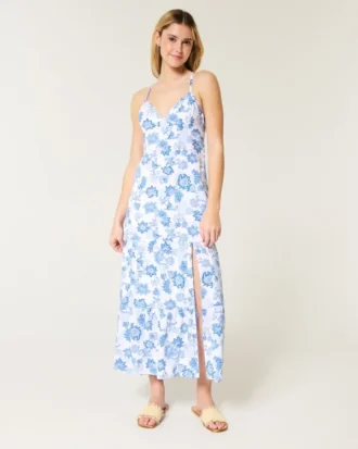 Maxikleid mit offenem Rücken