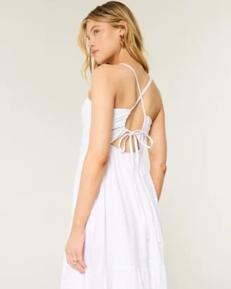 Maxikleid mit offenem Rücken