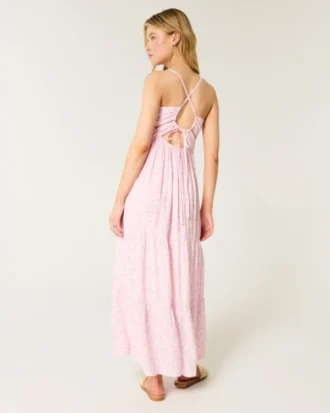 Maxikleid mit offenem Rücken
