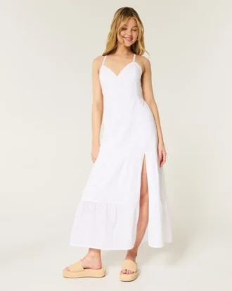 Maxikleid mit offenem Rücken