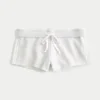 Mini-Shorts aus Fleece mit seitlichen Streifen Mini-Shorts aus Fleece mit seitlichen Streifen